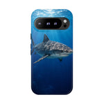Tiger Shark Phone Case, Dappled Blue Water Tough Cover