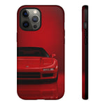 Red NSX Phone Case, 90s JDM Supercar Legend Tough Cover, Mens Gift