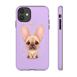 French Bulldog Bat Ears Kawaii Pet Dog Art Tough Phone Case