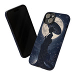 Geisha Parasol Moonlight Art Tough Phone Case