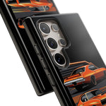 1969 GTO Judge Orange Muscle Car Tough Phone Case Cover Gift
