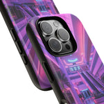 Empty Mall Escalator Vaporwave Art Tough Phone Case