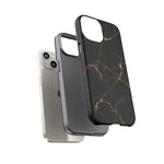 Black Gold Marble Pattern Phone Case | Tough Case