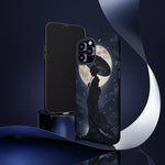Geisha Parasol Moonlight Art Tough Phone Case