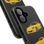 Yellow S2000 Convertible Sports Car Tough Phone Case Multi View