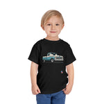 1966 Ford F100 Pickup Truck Toddler T-Shirt Vintage Graphic Tee Blue White