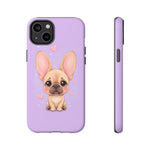 French Bulldog Bat Ears Kawaii Pet Dog Art Tough Phone Case