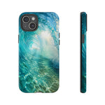 Ocean Wave Tunnel Tough Case | Turquoise Surf Phone Cover