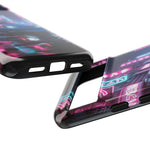Skyline GT-R Tokyo Rain JDM Night Art Tough Phone Case