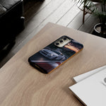 Skyline GT-R R34 White Nurburgring Speed Art Tough Phone Case