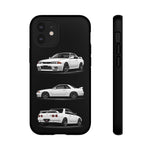R32 Skyline Phone Case White, Three-View Vector Cover, Gift GTR Fans