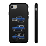 Blue K5 Blazer Off-Road SUV Tough Phone Case for Chevy Truck Fans