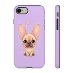 French Bulldog Bat Ears Kawaii Pet Dog Art Tough Phone Case