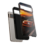 Supra MK4 Orange Touge Night JDM Speed Art Tough Phone Case