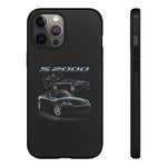 Black S2000 Roadster Collage JDM Tough Phone Case Cover Gift