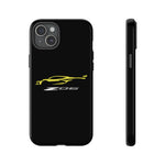 Yellow C8 Z06 Phone Case for Chevy Fans, Tough Protective Cover