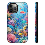 Underwater Coral Reef Phone Case | Colorful Tropical Fish Ocean Scene