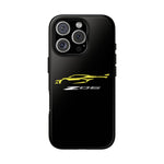 Yellow C8 Z06 Phone Case for Chevy Fans, Tough Protective Cover