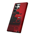 Red Mustang Art Phone Case, GT500 American Muscle Car Tough Cover