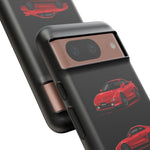Red MR2 JDM Sports Car Phone Case Tough Multi View