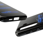 Blue C6 Z06 Phone Case, Three-View Vector Cover, Gift