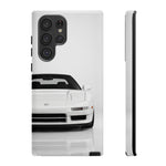 White NSX Phone Case, Retro 90s JDM Supercar Cover, Gift for Car Lovers