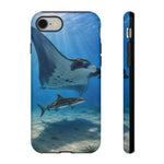 Cobia Ray Rider Tough Phone Case Ocean Wildlife Tough Cover Gift Art