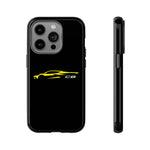 Yellow C8 Phone Case for Chevy Fans, Tough Protective Cover