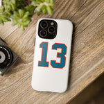 Vintage Football QB Number 13 Phone Case | Tough Cover
