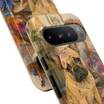 Guilty French Bulldog Phone Case, Confetti Watercolor Cover