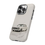 Impala White Studio Phone Case Studio Color Match Car Art
