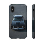 1969 Camaro SS Black Overhead Tough Phone Case Cover Gift Art