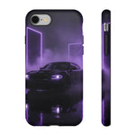 Midnight Charger Violet Neon Tough Phone Case