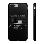 Classic Truckin Flag Chevy 3100 Pickup Tough Phone Case Cover Gift Art