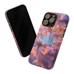 Floating Pool Deck Phone Case, Pastel Cloud 3D Render Cover