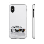 White AE86 Phone Case, JDM Drift Icon Tough Cover