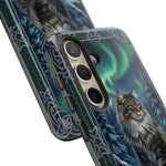 Norwegian Forest Cat Nordic Art Tough Phone Case