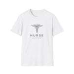 Nurse Licensed To Care Caduceus Symbol T-Shirt Modern Nursing Professional Gift