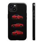 Red 370Z Sports Coupe Tough Phone Case for JDM Enthusiasts