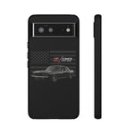 Z28 Camaro Phone Case Classic Muscle Car Patriotic Tough Cover Gift Art