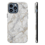 White Marble Pattern Phone Case | Tough Cover