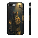 Dapper Cat Detective phone case | Tough Cases