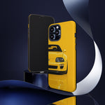 Yellow Supra Phone Case, MK4 90s JDM Legend Tough Protective Cover for Men