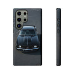 1969 Camaro SS Black Overhead Tough Phone Case Cover Gift Art