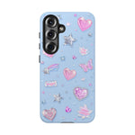 Stars Hearts 2000s Kid Metallic Art Tough Phone Case