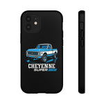 Chevy K10 Cheyenne Super Blue Classic Truck Tough Phone Case