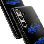 Blue 180SX JDM Sports Car Phone Case Tough Multi View