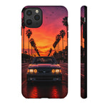 Fox Body Mustang Sunset Tough Phone Case - Palm Boulevard Poster