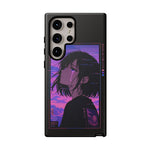 Melancholy Anime Girl Phone Case Vaporwave Tough Case