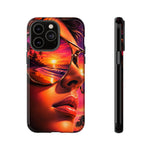 Sunset Reflection Sunglasses Retrowave 80s phone case